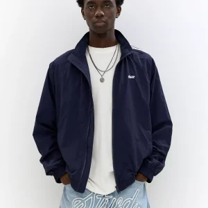 STWD raincoat with side stripes