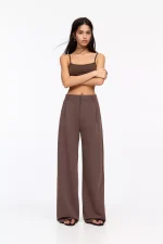 Darted smart trousers