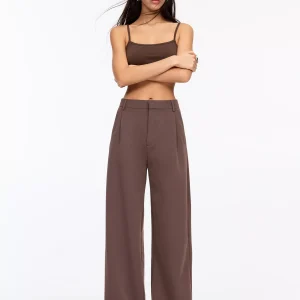 Darted smart trousers