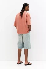 Oversize short sleeve knit top - Image 2